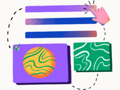 Image displaying the concept of dynamic content